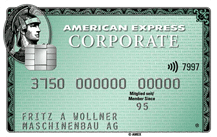 American Express Corporate Card Corporate Card - Kartenmotiv