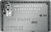 American Express Corporate Platinum Card Corporate Platinum Card - Kartenmotiv
