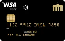 Deutschland-Kreditkarte Visa Card Gold - Kartenmotiv