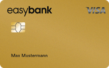 easybank Gold Visa Gold Visa - Kartenmotiv