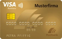 Postbank VISA Business Card Gold Logo
