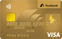 Postbank Visa Card GOLD - Kartenmotiv